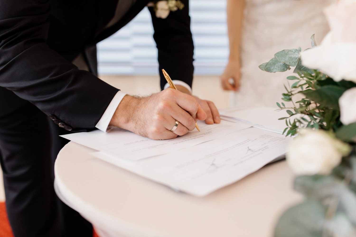 Signature mariage Participation aux acquêts